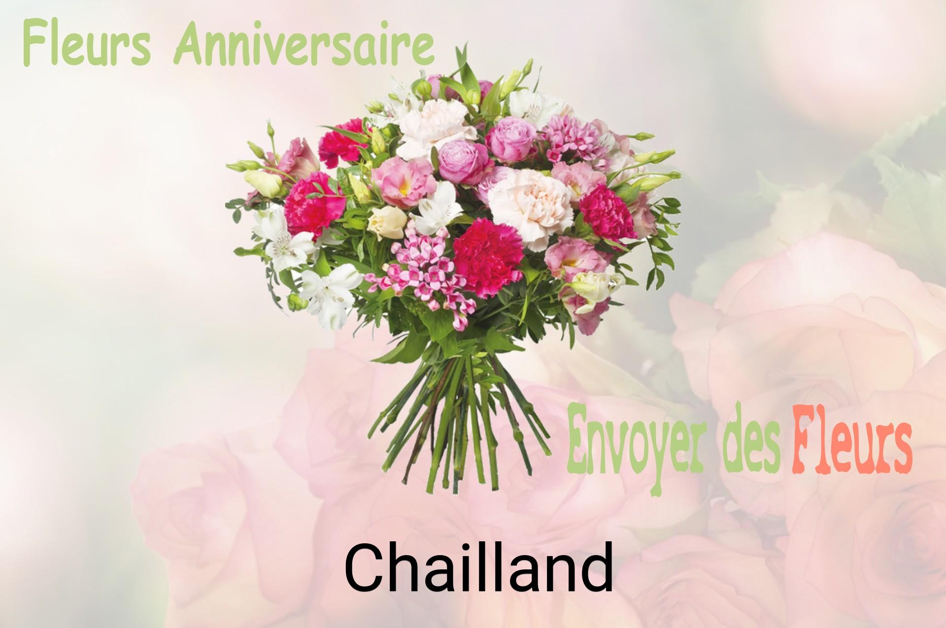 Bouquet de fleurs d’anniversaire livré à Chailland