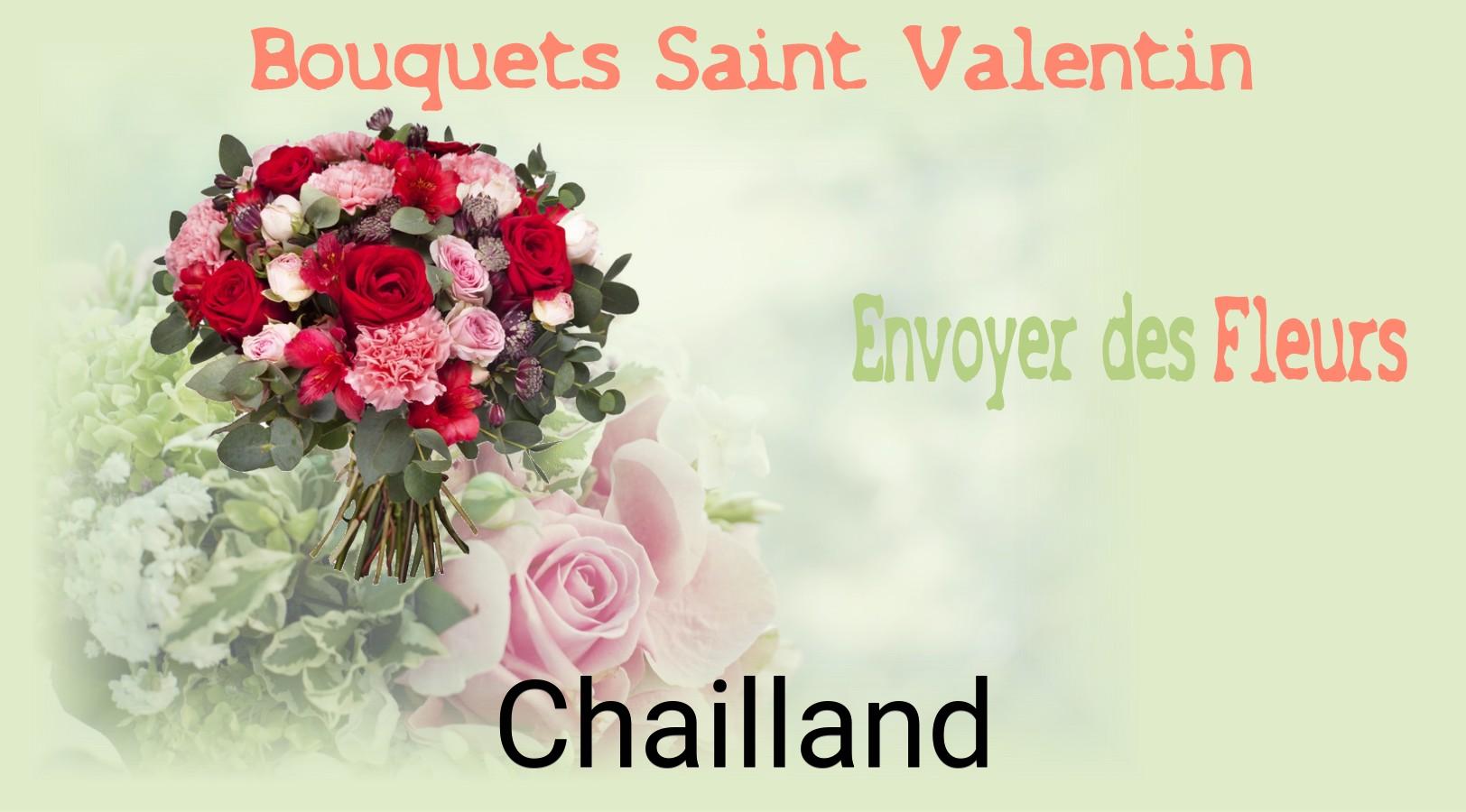 Roses de Saint-Valentin livrées à Chailland